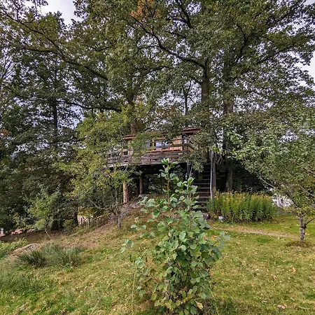 Chalet Perchee Avec Terrasse, Sauna Et Bbq A